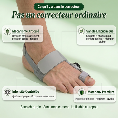 Correcteur Hallux Valgus Articulé PODALYCE®
